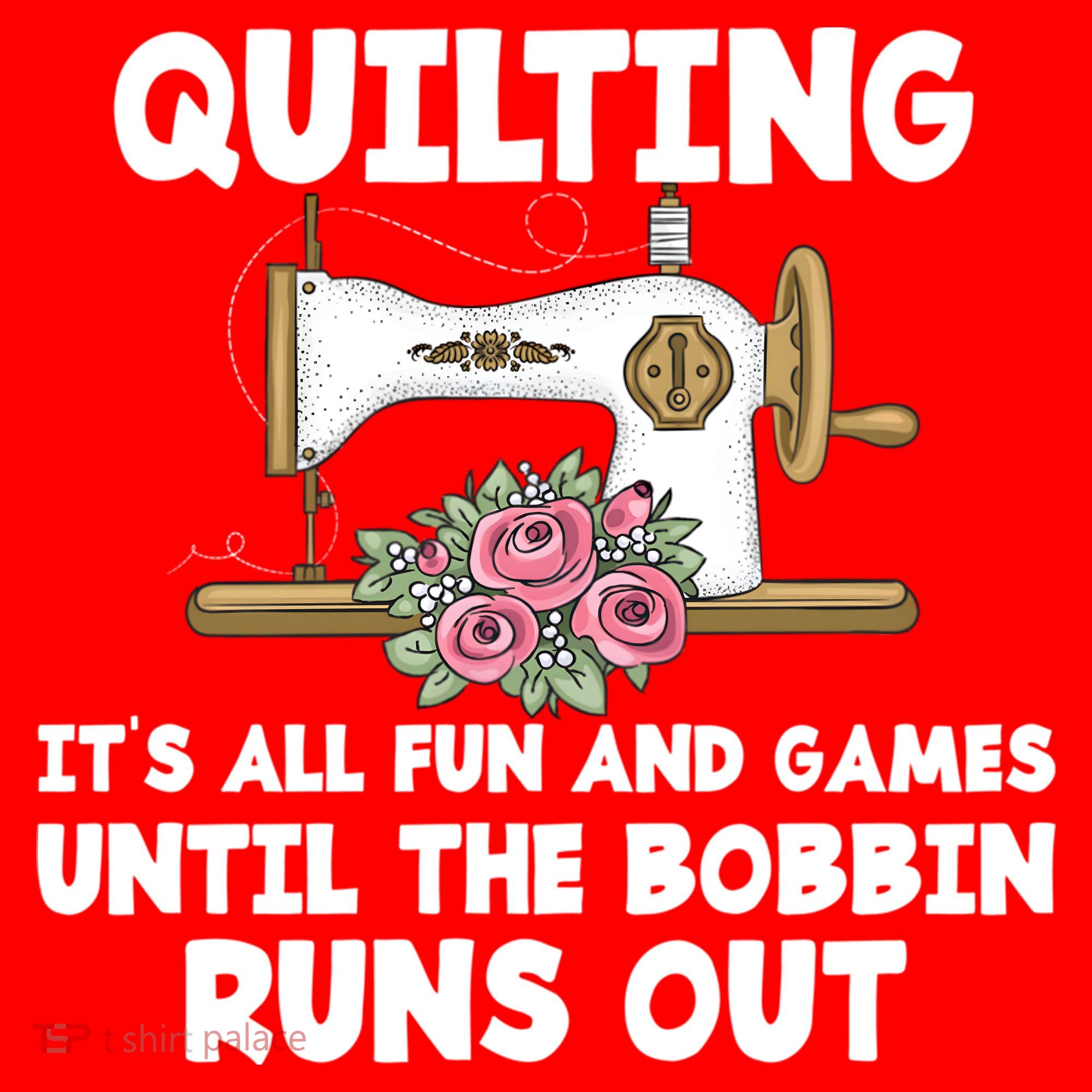 Quilting Its All Fun And Games Until The Bobbin Runs Out Gift Santa Hat