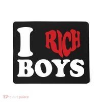 Qierraa I Love Rich Boy Mousepad thumb 0