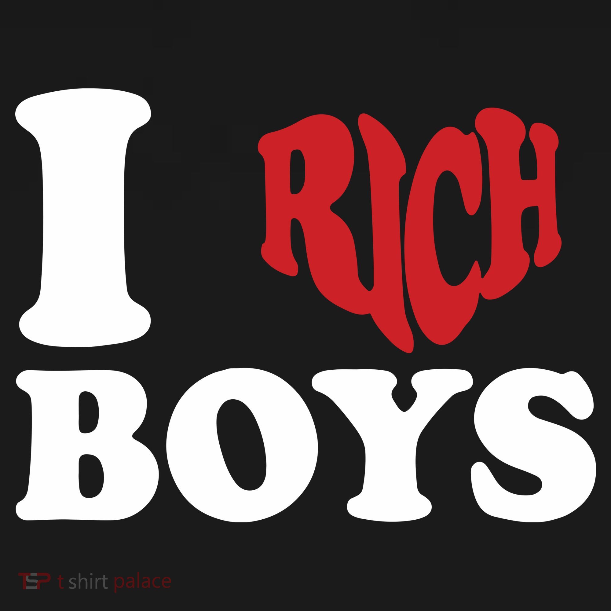 Qierraa I Love Rich Boy Women's Tank Top