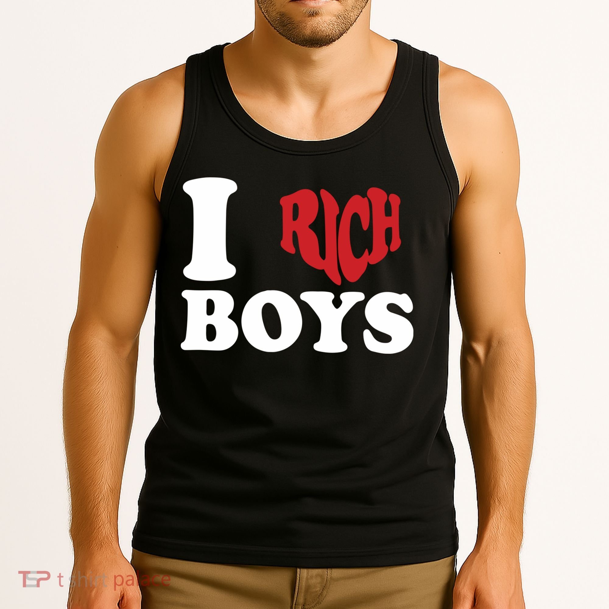 Qierraa I Love Rich Boy Tank Top