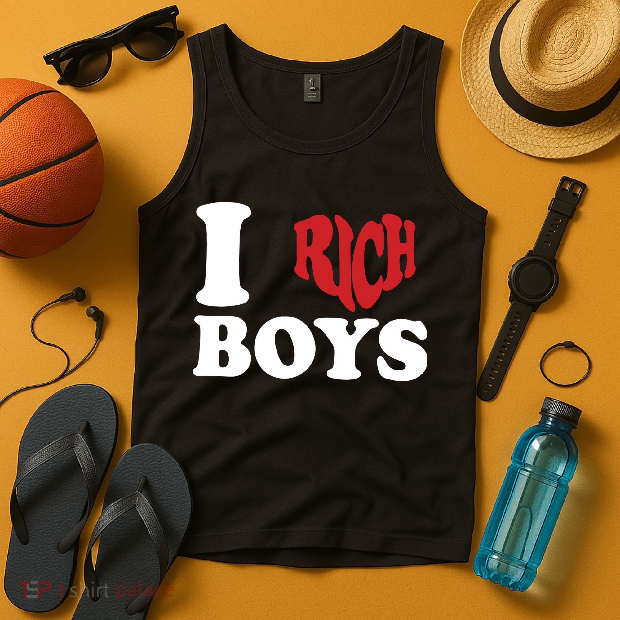 Qierraa I Love Rich Boy Tank Top