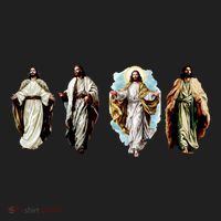 Quad Jesus Art Women's Sweatshirt thumb 2
