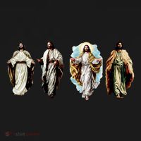 Quad Jesus Art Tote Bag thumb 4