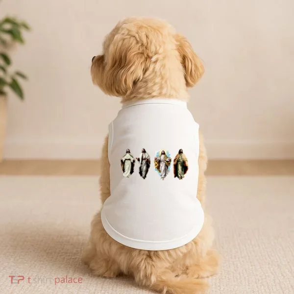 Quad Jesus Art Doggie Tank