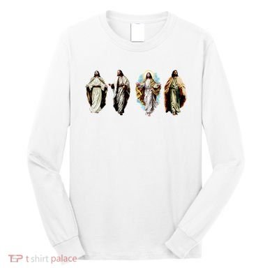 Quad Jesus Art Long Sleeve Shirt