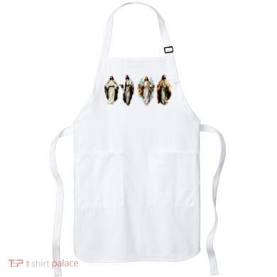 Quad Jesus Art Apron
