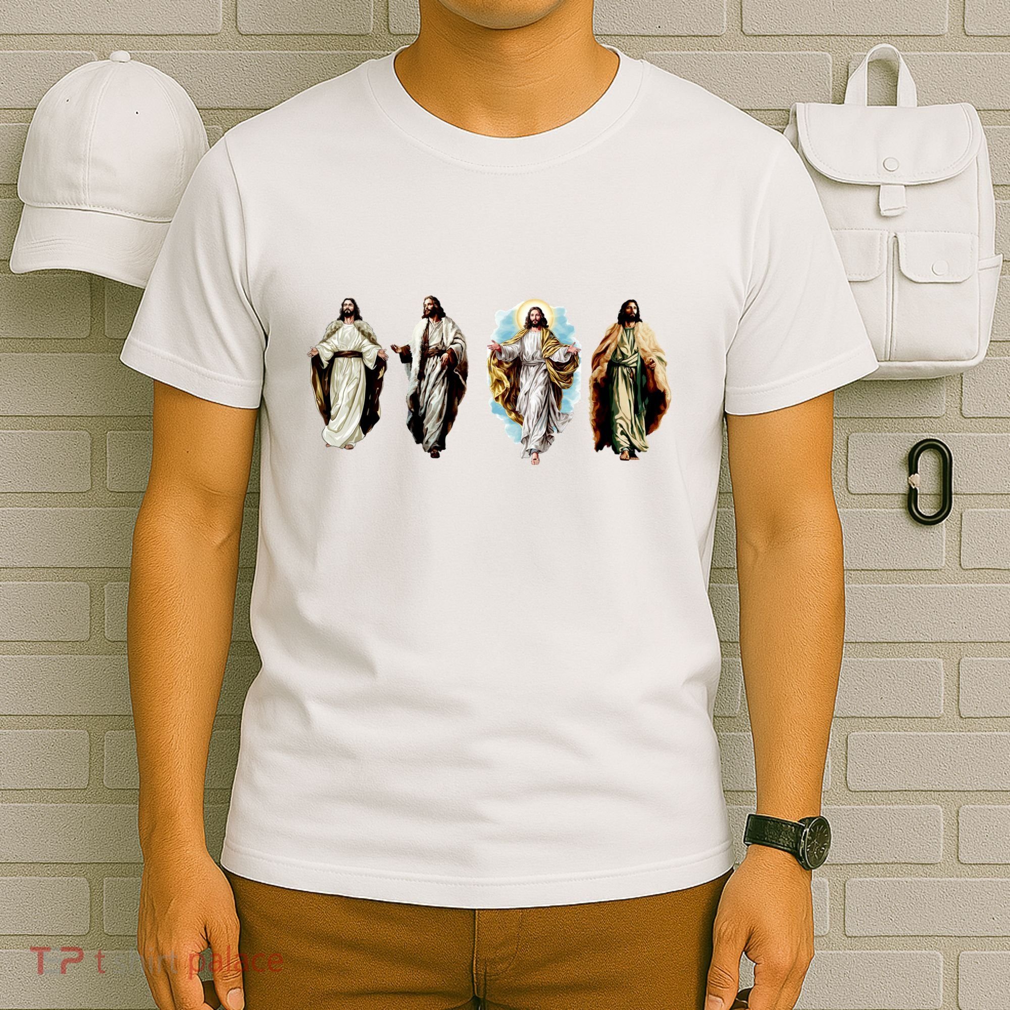 Quad Jesus Art T-Shirt