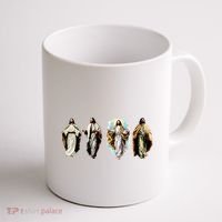 Quad Jesus Art Coffee Mug thumb 1