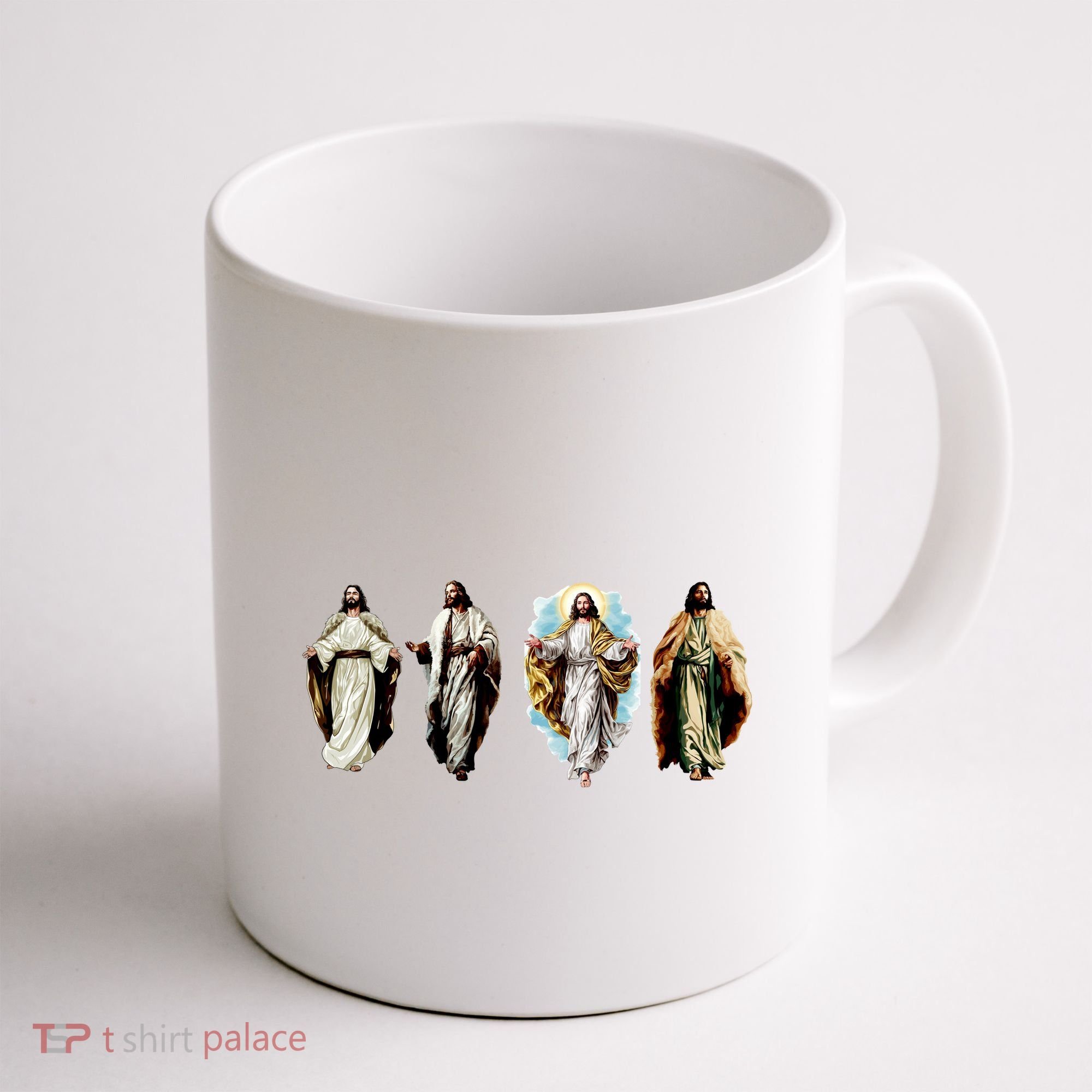 Quad Jesus Art Coffee Mug