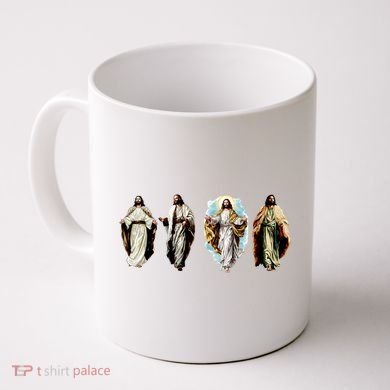 Quad Jesus Art Coffee Mug