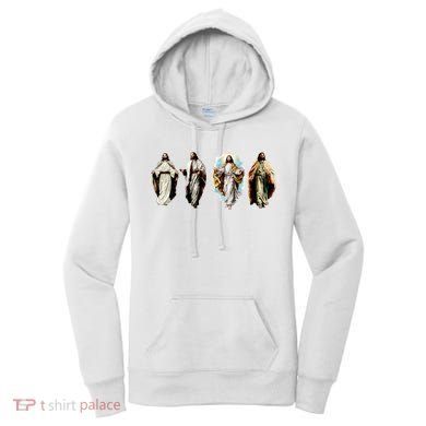 Quad Jesus Art Women's Hoodie