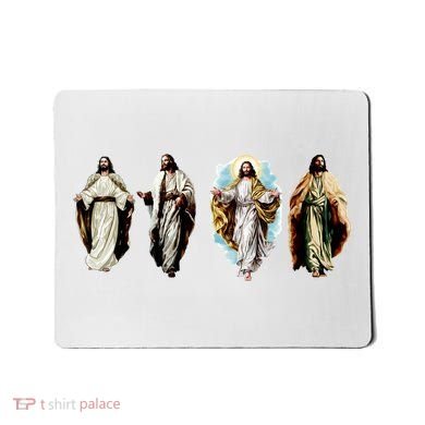 Quad Jesus Art Mousepad