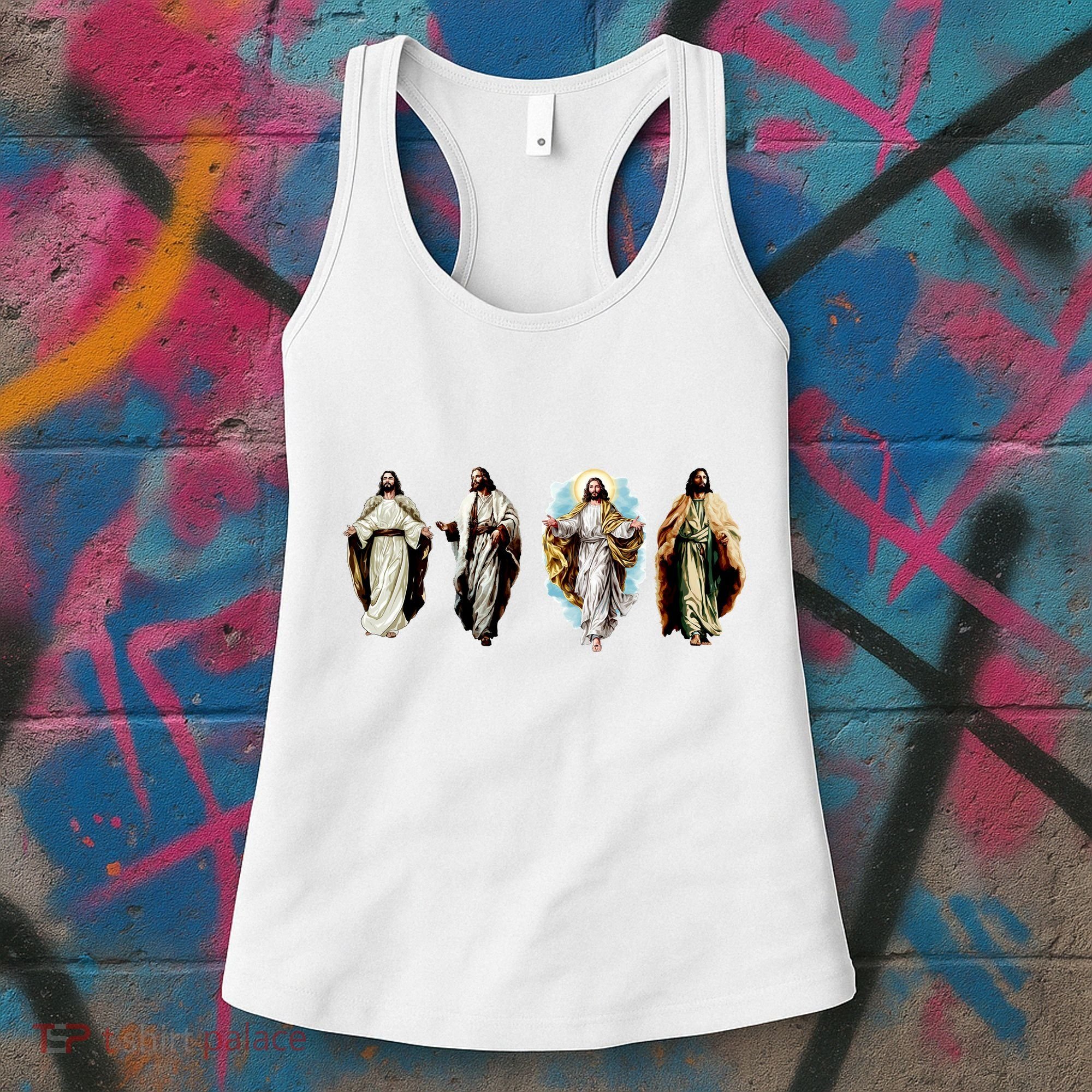 Quad Jesus Art Women's Tank Top