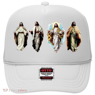 Quad Jesus Art Hat
