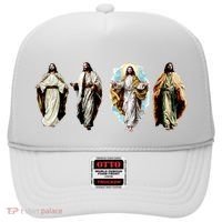 Quad Jesus Art Hat thumb 0