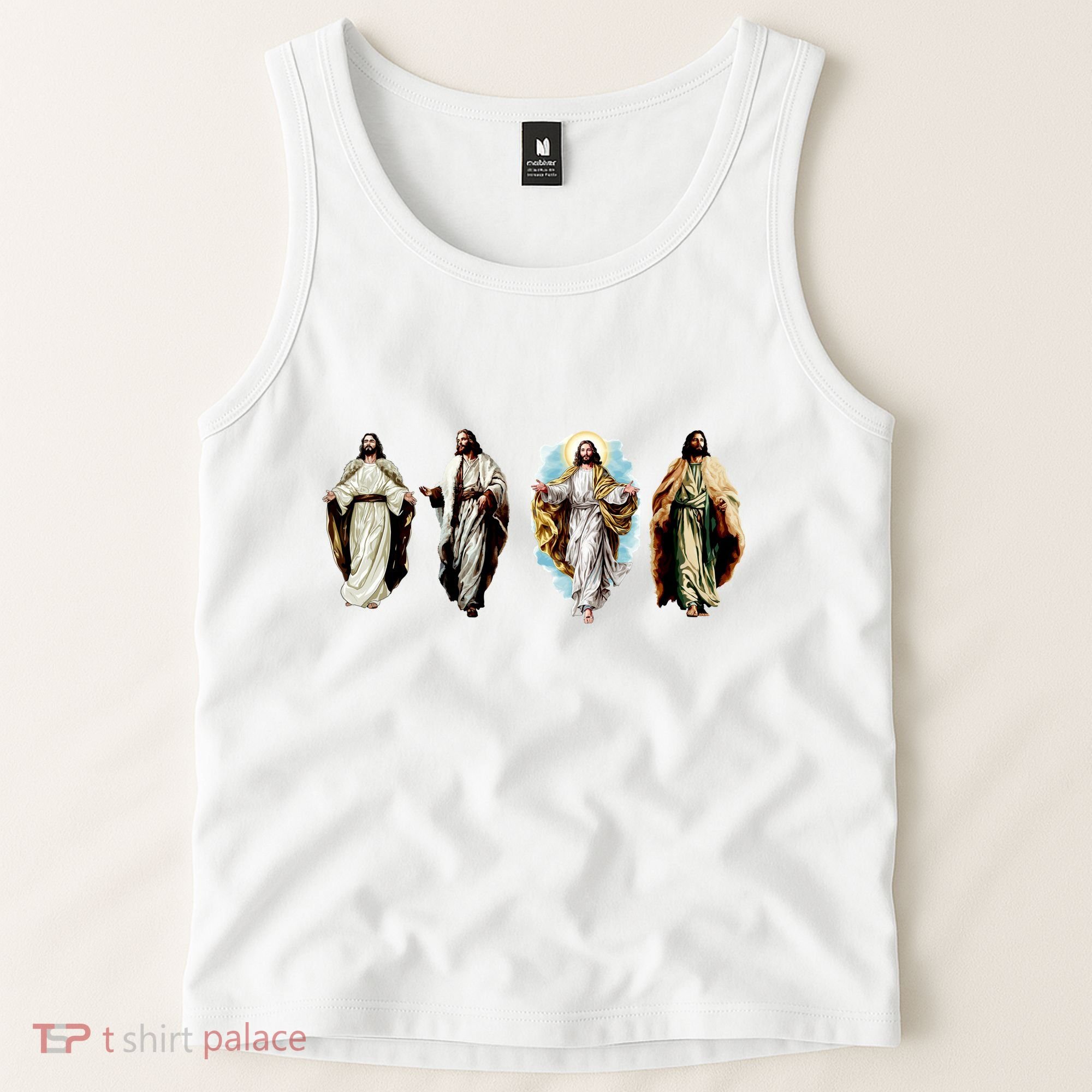 Quad Jesus Art Tank Top