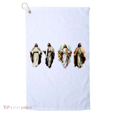 Quad Jesus Art Golf Towel