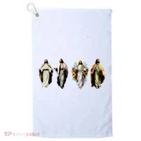 Quad Jesus Art Golf Towel thumb 0