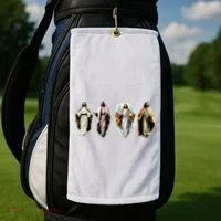 Quad Jesus Art Golf Towel thumb 2