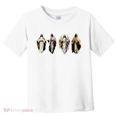 Quad Jesus Art Toddler T-Shirt