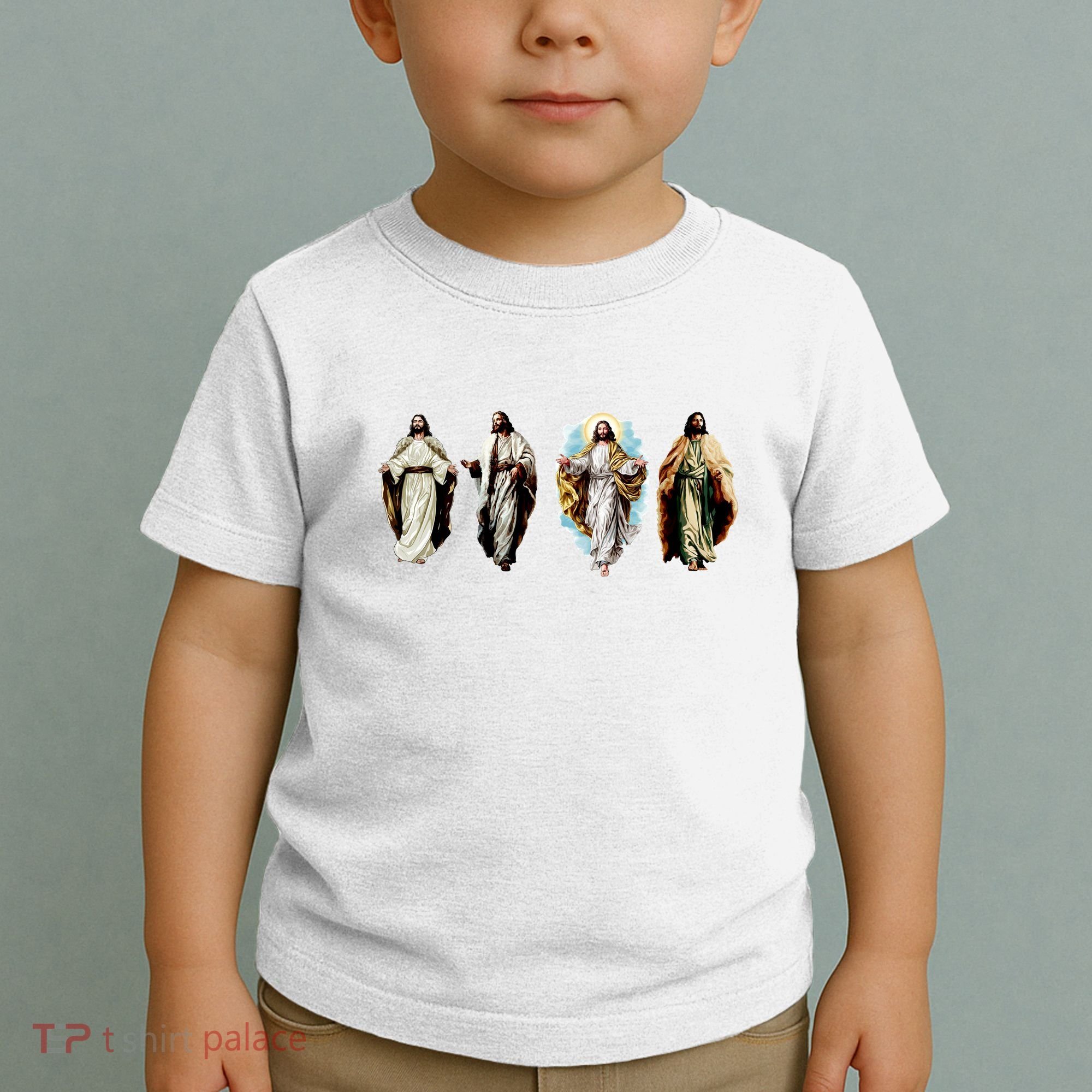 Quad Jesus Art Toddler T-Shirt