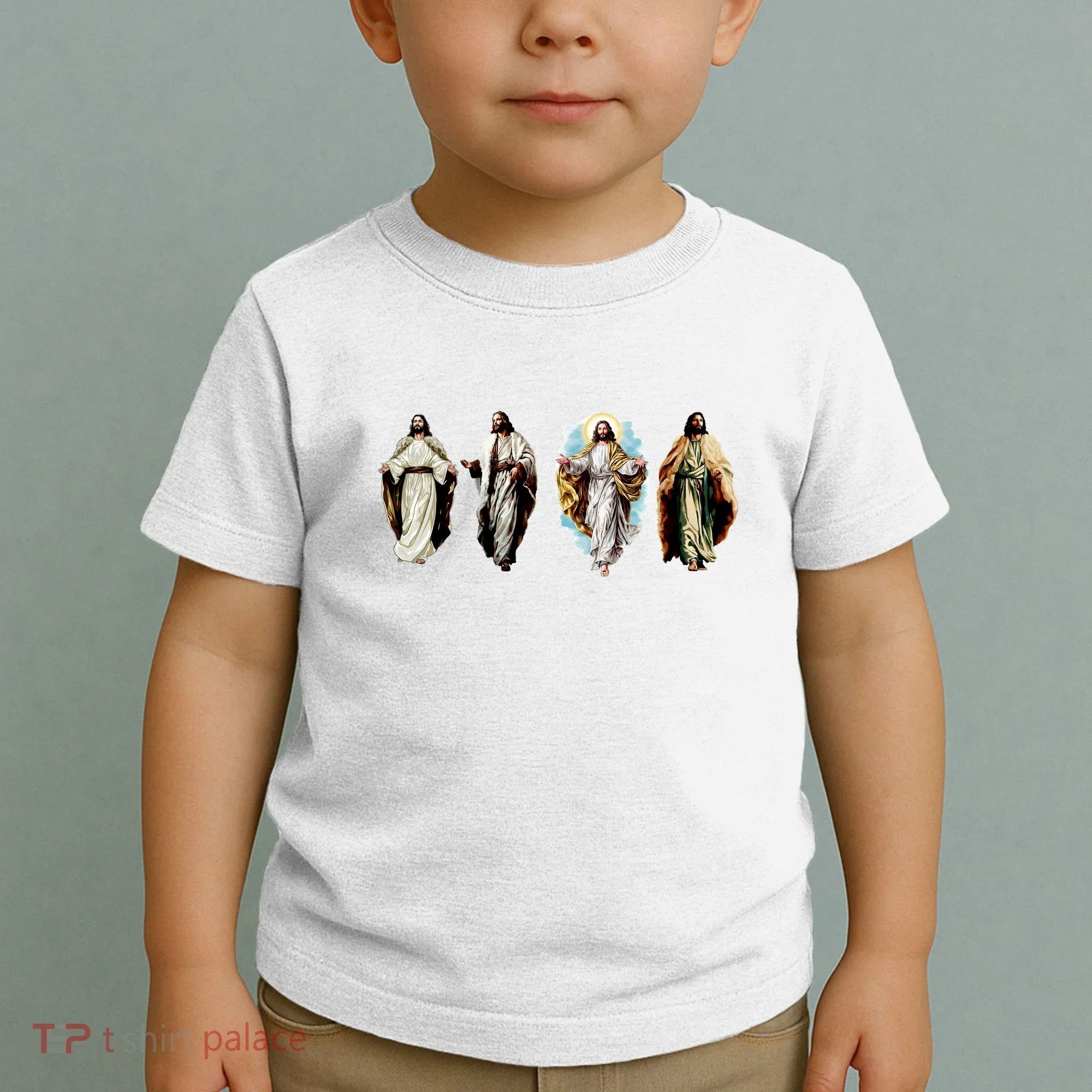 Quad Jesus Art Toddler T-Shirt