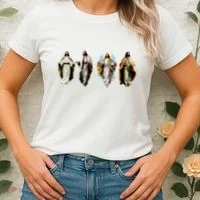 Quad Jesus Art Women's T-Shirt thumb 2