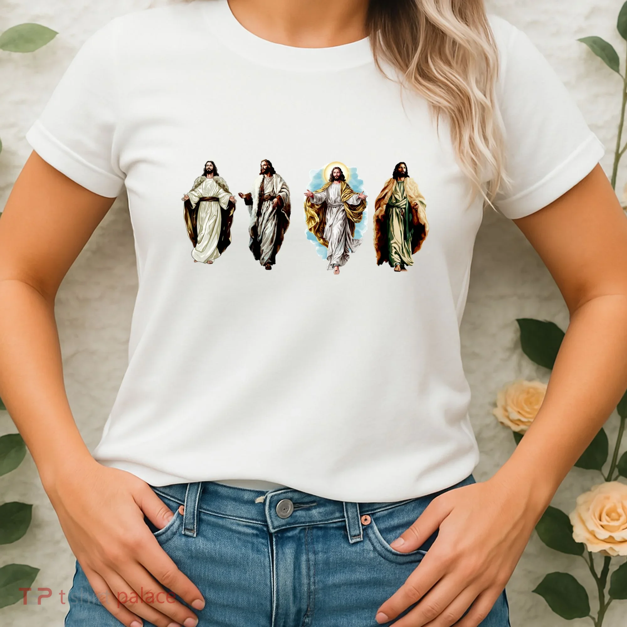 Quad Jesus Art Women's T-Shirt