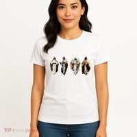 Quad Jesus Art Women's T-Shirt thumb 4