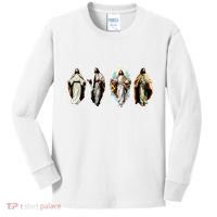 Quad Jesus Art Kids Long Sleeve Shirt thumb 0