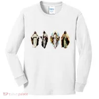 Quad Jesus Art Kids Long Sleeve Shirt thumb 0
