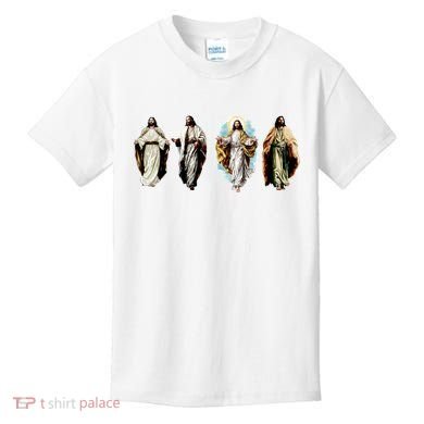 Quad Jesus Art Kids T-Shirt
