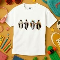 Quad Jesus Art Kids T-Shirt thumb 3