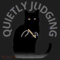 Quietly Judging Cat Funny Women's Sweatshirt thumb 2