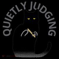 Quietly Judging Cat Funny Doggie Tank thumb 4