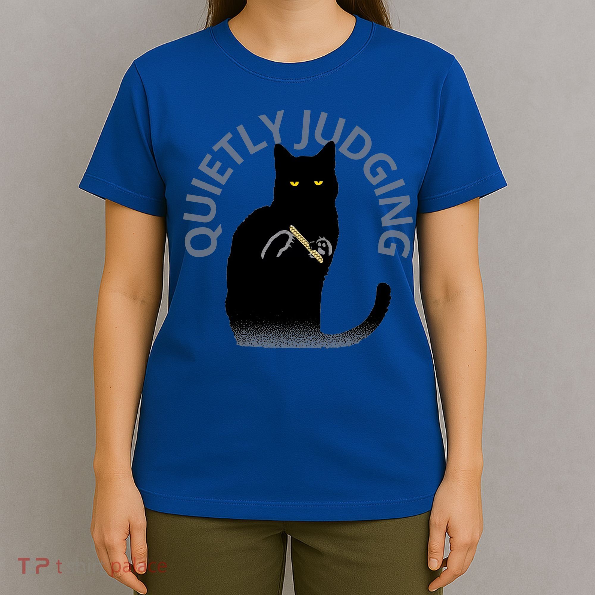 Quietly Judging Cat Funny T-Shirt