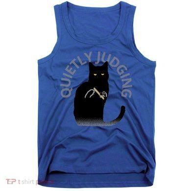 Quietly Judging Cat Funny Tank Top