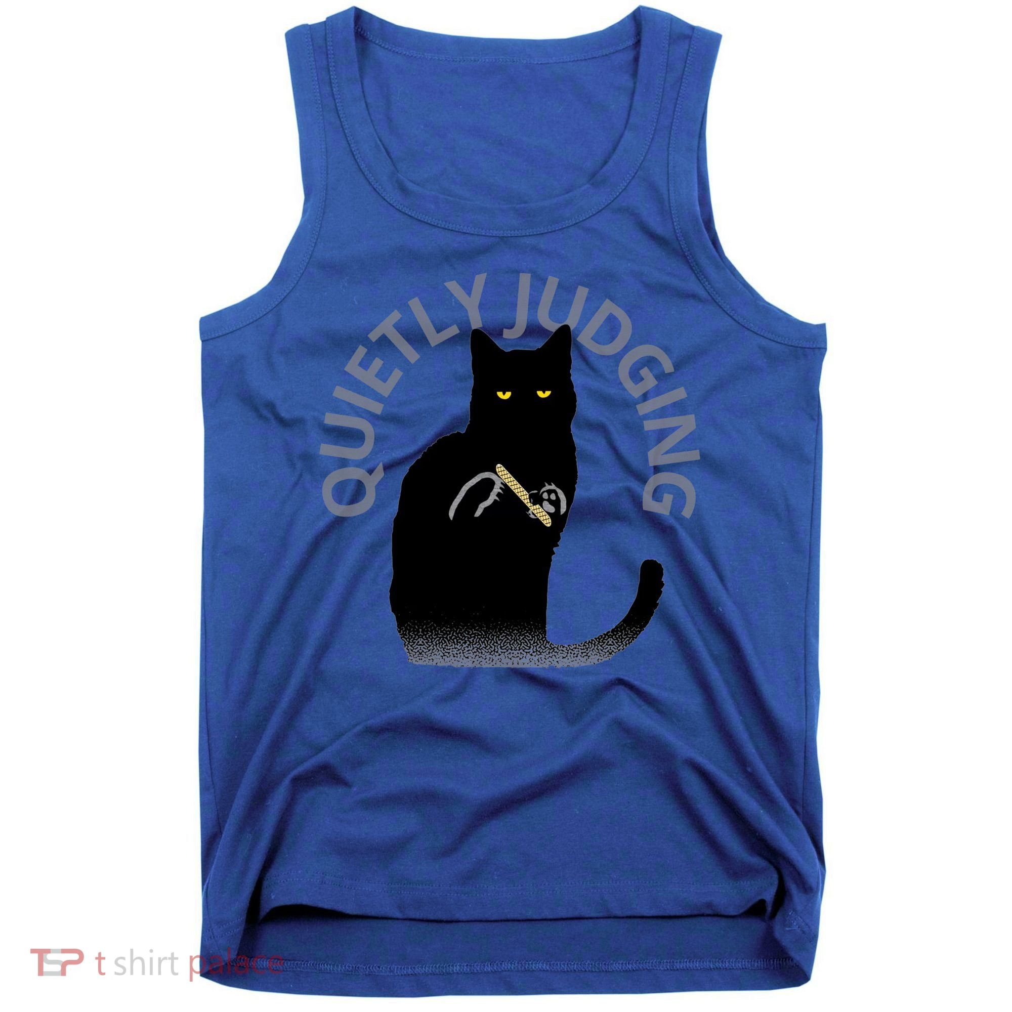 Quietly Judging Cat Funny Tank Top