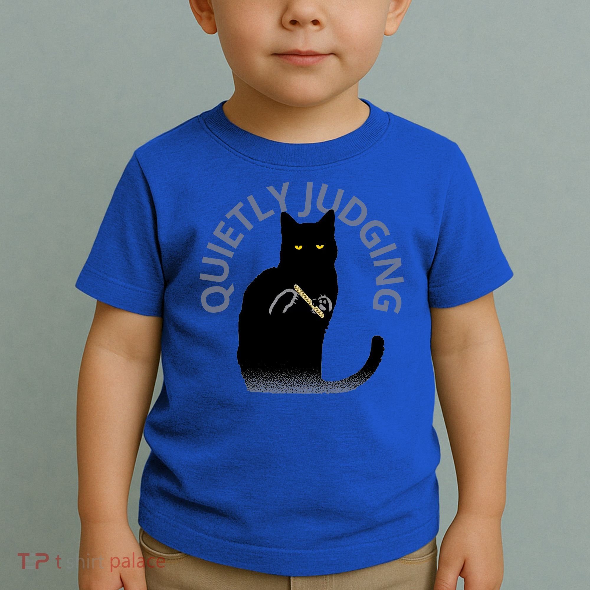 Quietly Judging Cat Funny Toddler T-Shirt