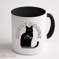 QUIETLY JUDGING LIMITED EDITION Coffee Mug thumb 1
