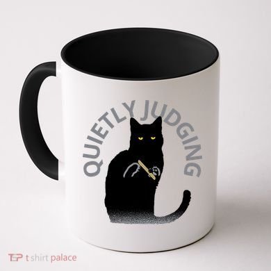 QUIETLY JUDGING LIMITED EDITION Coffee Mug