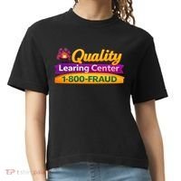 Quality Learing Center 1-800-Fraud  Comfort Colors Boxy T-Shirt thumb 0