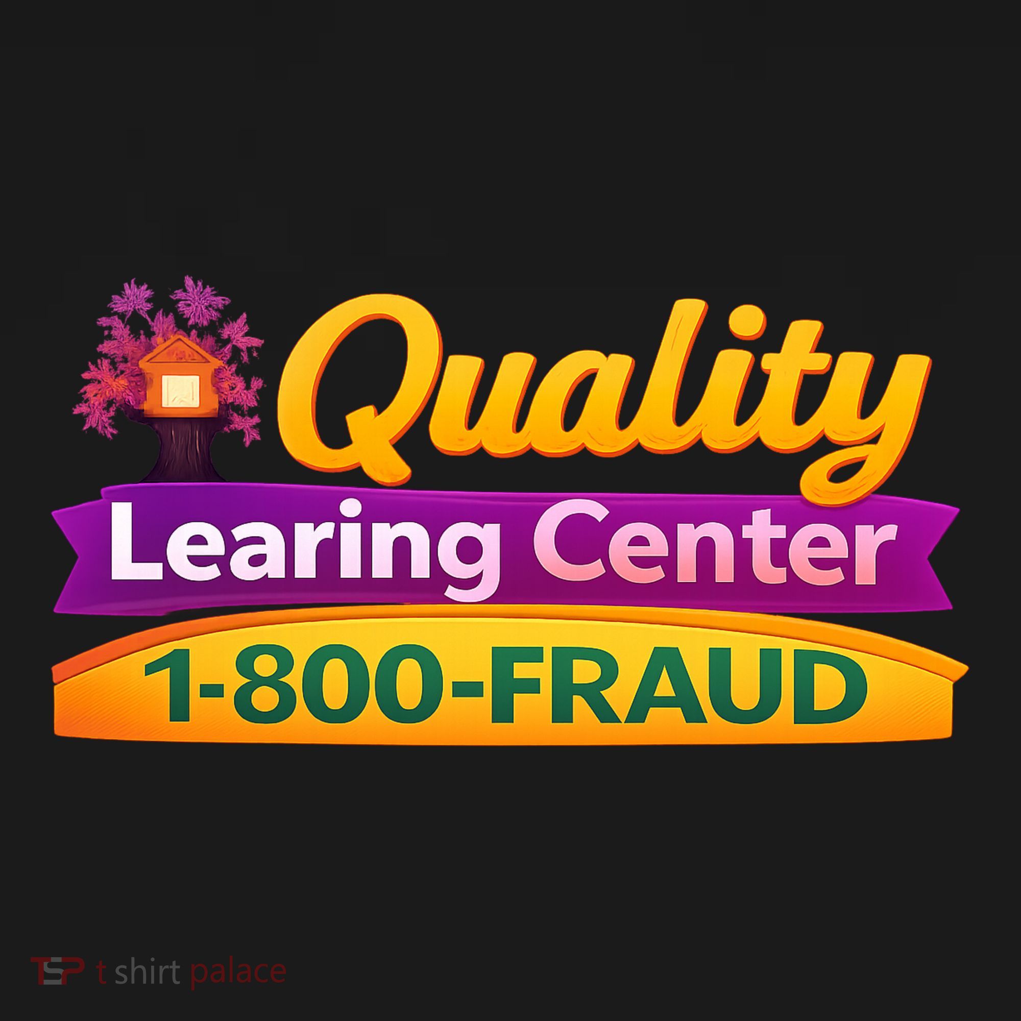 Quality Learing Center 1-800-Fraud  Backpack