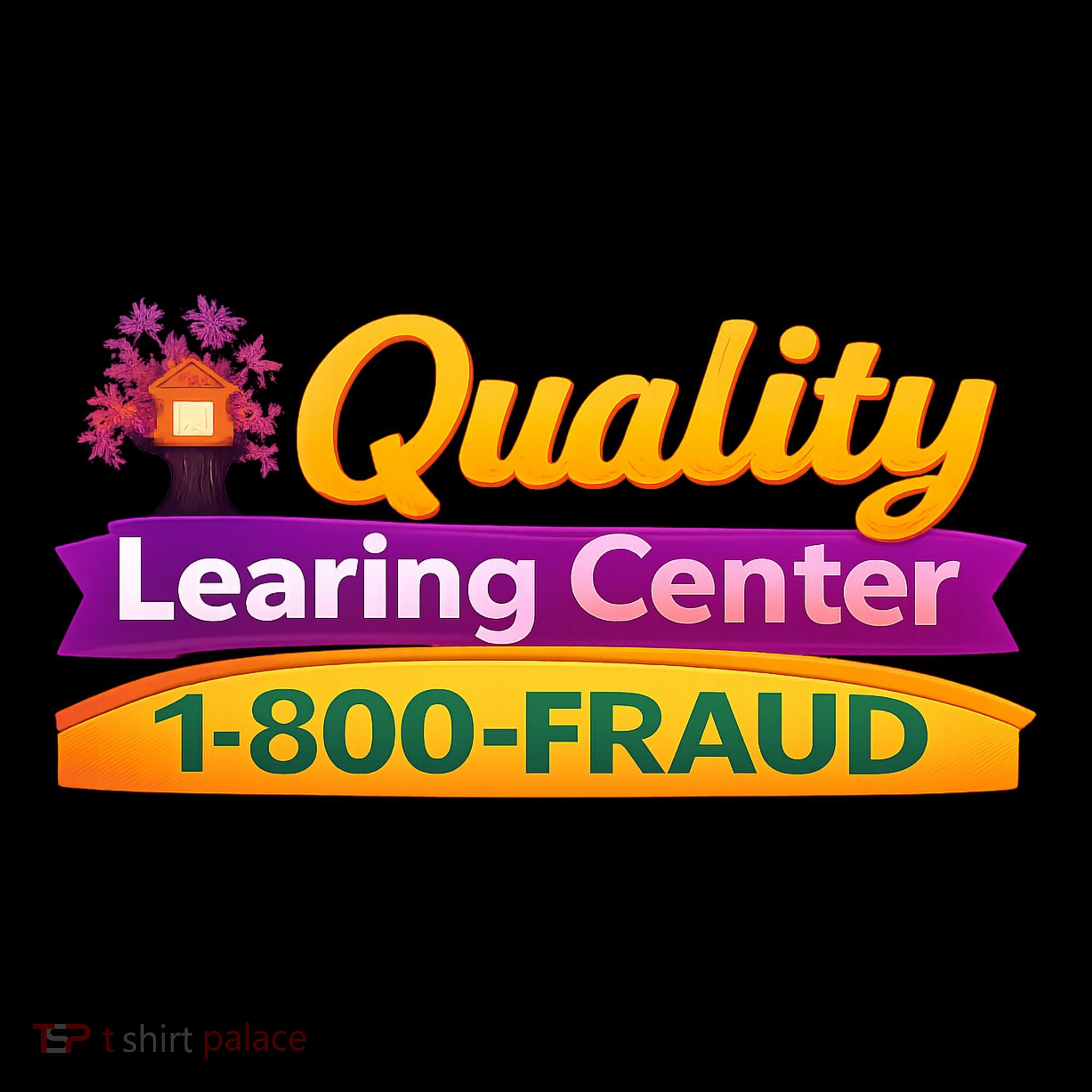 Quality Learing Center 1-800-Fraud  Toddler Hoodie