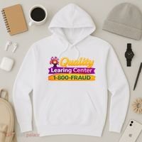 Quality Learing Center 1-800-Fraud  Hoodie thumb 3