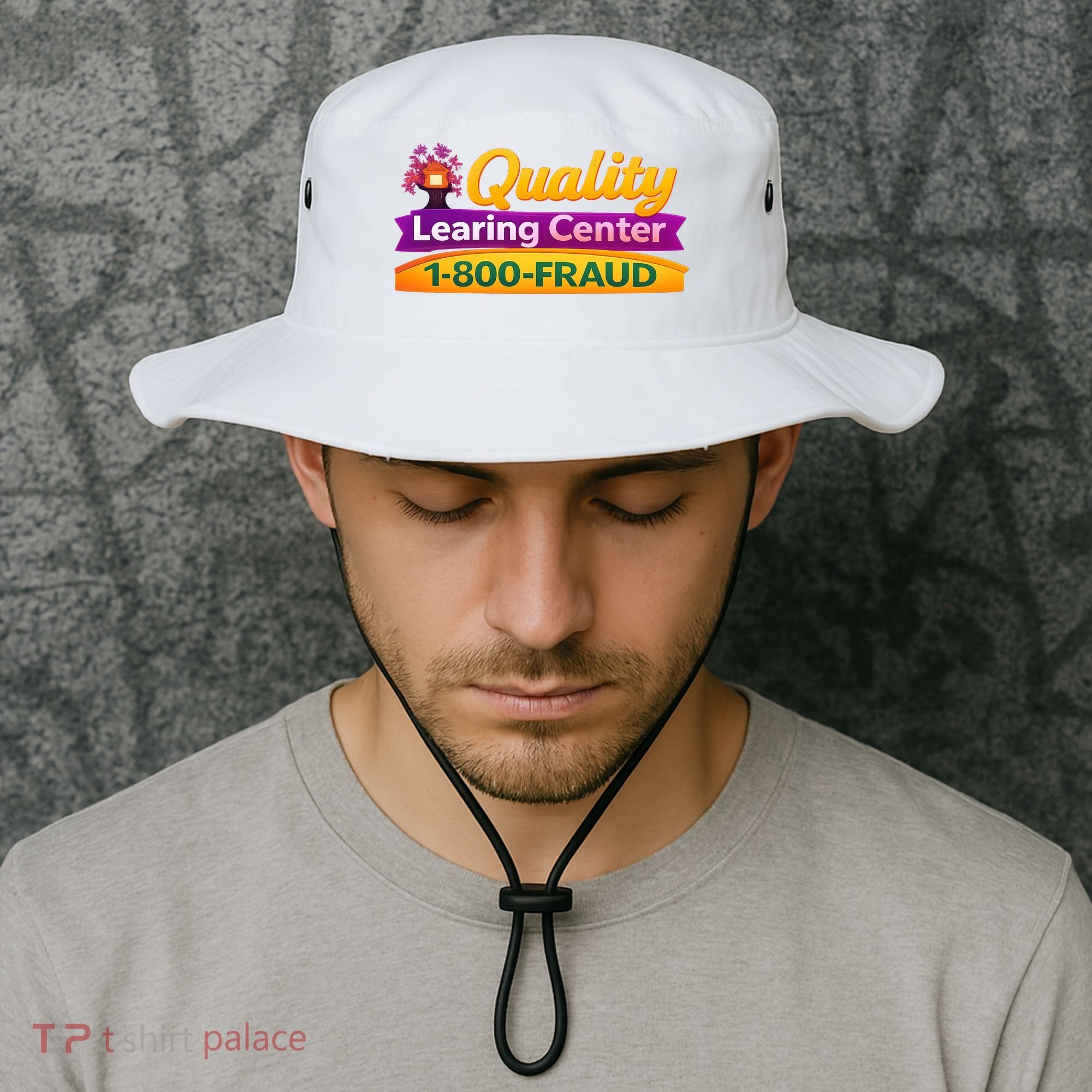 Quality Learing Center 1-800-Fraud  Bucket Hat