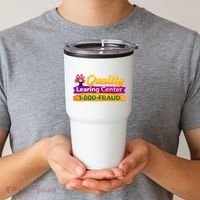 Quality Learing Center 1-800-Fraud  Tumbler thumb 2