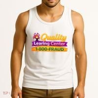 Quality Learing Center 1-800-Fraud  Tank Top thumb 3