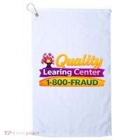 Quality Learing Center 1-800-Fraud  Golf Towel thumb 0