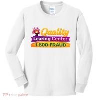 Quality Learing Center 1-800-Fraud  Kids Long Sleeve Shirt thumb 0